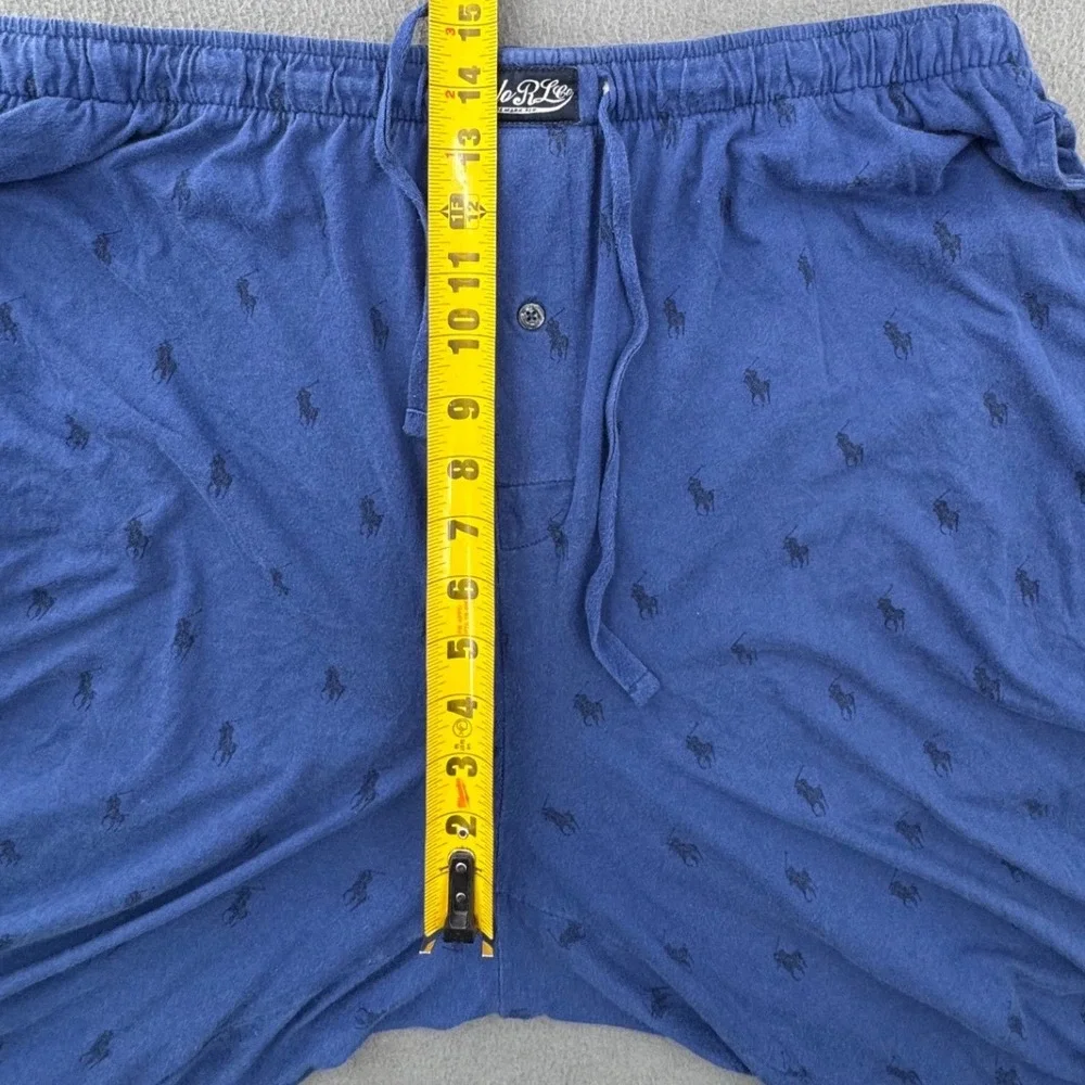 Polo Ralph Lauren Pajama Pant XL Blue All Over Pony Logo Sleepwear Loungewear